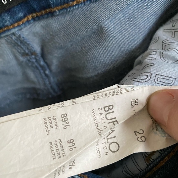 Buffalo Light Wash Skinny Denim Sz 29 - Picture 7 of 7